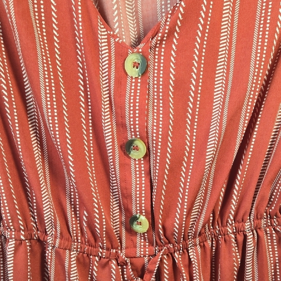 Blush Red Patterned Top - Picture 4 of 8